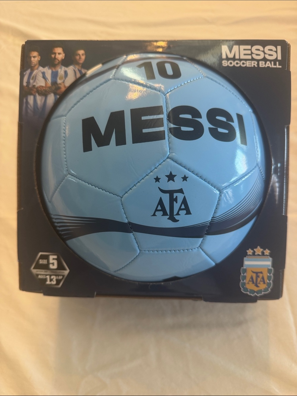 MESSI 10 Soccer Ball - AFA Official Product size 5